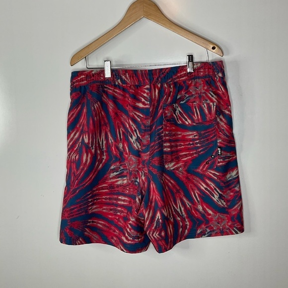 Neff Swim Trunks Tie Dye Print Size Xlarge - Picture 2 of 7